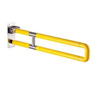 Toilet Frame Bathroom Toilet Grab Handles for Bathtub, Bathroom Grab Bar Toilet Railing Folding Safety Railings for The Elderly Slip-Free Aessible Non-Slip Grab Bar,White-60Cm