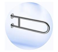 Toilet Frame Bathroom Toilet Grab Handles U-Shaped Grab Bars for Toilet and Bathrooms Brushed Nickel, Polished Chrome Support Handrail(Brushed,60Cm)