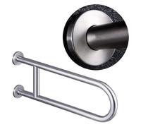Toilet Frame Bathroom Toilet Grab Handles Wire Drawing Barrier-Free Safety Support Handle Elderly Disabled Pregnant Women Bathroom, Toilet Non-Slip U-Shaped A,One Color-60Cm