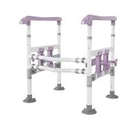 Toilet Frame for Disabled and Elderly, Height Adjustable Toilet Safety Frames, Anti-Slip Handrails, Easy to Install, Toilet Aids for Disabled and Elderly