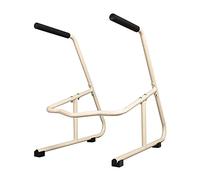 Toilet Frame Handrails, Carbon Steel Paint Elderly Get Up Aids Nail-Free Handrails Bathroom Grab Bar Toilets Bathrooms Anti-Slip