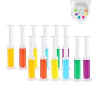Toilet Gel Stamp,Toilet Bowl Cleaning Gel, Intense Fresh Flower Stamps, Long-Lasting Fragrance, Remove Stubborn Stains, Touch-Free, Easy Apply, Remove Odors, No Traces (12PCS)