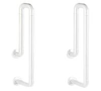 Toilet Grab Bar,Wall Mounted Safety Support Rail, Bathroom Garb Bar Stainless Steel Urinal Handrail Disabled Public Handle Non-Slip Anti-Static Anti- Grab
