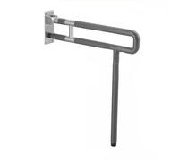 Toilet Grab Bars,Flip-Up Grab Bars with Texture Grip,Wall to Floor Toilet Safety Rails Support in The Bathroom Toilet Bowl(60cm)