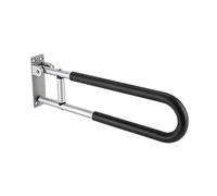 Toilet Grab Rail, Foldable Drop Down Bar Handrail, Bathroom Safety Handrail Non Slip, Stainless Steel Support Handle, for Disabled Elderly Handicap Pregnant, Load to 120kg