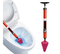 Toilet High Pressure Toilet Plunger, Air Rebound Plunger System Reusable Pump Head, Powerful Drain Unblocking Device Bathroom, Sink Drain Pipe Cleaning, Home Apartment Office Plumbing Maintenance Tool