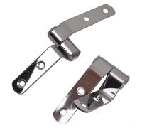 Toilet Hinge Installation Kit Made of Stainless Steel with All Necessary Components for Easy Replacement