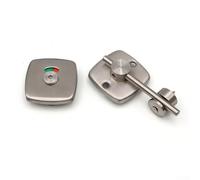 Toilet Indicator Lock with Extended Lever for Bathroom Use, Stainless Steel Construction for Commercial Restroom Partitions and Cavity Doors (928)