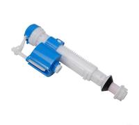Toilet Inlet Valve, 21-32cm G1/2 Bottom Inlet Cistern Fill Valve Adjustable Water Level Entry Silent