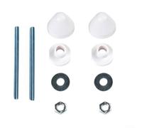 Toilet Installation Kit, Wall Hung Toilet Fixing Rod, Concealed Cistern Mounting Bolts for Bathroom WC Pan Installation(White)