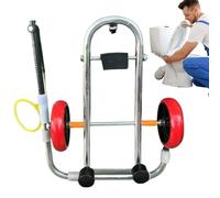 Toilet Jack Lifter Cart - Heavy Duty Toilet Installation Cart,Plumber Lifting Mobile Equipment, Bathroom Supplies Foldable for Repair Shop Repairing