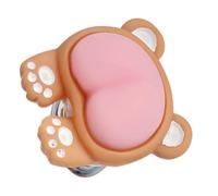 Toilet Knob Cover - Cartoon Animal Butt Press ABS Flush Push | Long Nail Protector Replacement Accessories Bathroom Toilet Tank Button Cap Cute Style