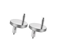 Toilet Lid Hinge Connector Screws with Top Fix Nut, Bathroom Seat Hinge Replacement Bolts Accessory Toilet Seat Attachment
