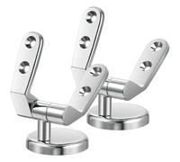 Toilet Lid Hinge Wc Hinges Slow-Falling Seat Soft Close for Parts Round Bolts Tool Covers Fitting Zinc Alloy for Toilet