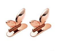 Toilet Lid Lifter Handle 2-Pack Hygienic No Touch(Rose gold)