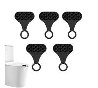 Toilet Lid Lifter - Toilet Seat Lifter Tool Toilet Lid Raise,Self-Adhesive Toilet Seat Cover Lifter, Avoid Touching Toilet Lid Lifting Handle, for Home, Offices, Public Place