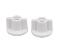 Toilet Lid Replacement Nut Screw Back, 6mm Size, Plastic Material, 2PCS Pack, White Color