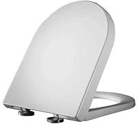 Toilet lid Toilet Seat Lid White Thickened Pp Soft Sealed Toilet Lid Toilet Seat Quick Release Houseware Bathroom Decoration