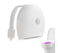 Toilet Light with Motion Sensor, Night Light with Motion Sensor and Colour Changing, Lamp for Hallways Dark Spaces Wardrobes Basements Hospitals