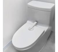 Toilet Lock Child Safety | Swing-Shut Lid & Seat Lock | Quick Fit, No Tools Needed with 3M Adhesive| Baby & Toddler Bathroom Proofing(2 Pcs, White)