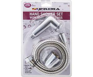 Toilet Muslim SHATAFF Chrome Bidet Hose Douche Hand Shower Spray Brass KIT New