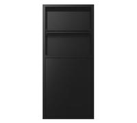 Toilet niche,Stainless Steel Shower Niche, Embedded Wet Room Alcove, Bathroom Kitchen Bedroom Shower Organiser, Toilet Paper Shampoo Toiletry Waterproof Storage Sh,Black-60x16.5x12.5CM(23.63