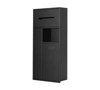 Toilet niche,Stainless Steel Shower Niche, Wet Room Shelf Recessed, Bathroom Shelves, Trash Can, Toilet Paper Area, Toilet Brush Storage, Shampoo Toiletry Water Pr,Grey-(W X H X D) 30x65x14CM