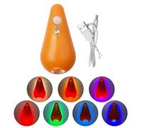 Toilet Night Light Motion Sensor, RGB Color Changing 8 LED Rechargeable Inside Toilet Bowl Light, Stick No Wiring Motion Activated Peel and Stick Nightlight, for Dark Bathroom Motion Sensor Light