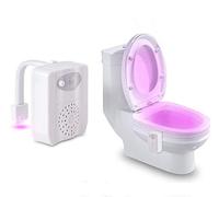 Toilet Night Light - Ravsool Newest 16 Colors Changing Motion Activated Toilet Bowl Seat Light Inside Toilet with Function of Aromatherapy, Sensor LED Washroom Waterproof Night Light