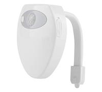 Toilet Night Light, Rechargeable Toilet LED Motion Induction Bathroom Night Light Sensor 8-Color Changing Light with USB Cable Great for Potty Training