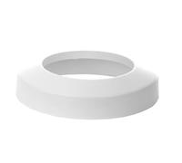 Toilet Pan Waste Pipe Collar, 110mm Sewer Rosette, White