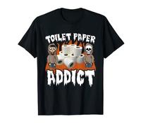 Toilet Paper Addict Funny Weird Meme Humor Hilarious Stupid T-Shirt
