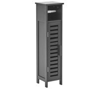 Toilet Paper Cabinet OLATHE Bamboo Black
