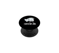 Toilet Paper Hero I Hate My Job Funny Office Humor PopSockets Adhesive PopGrip