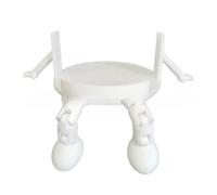 Toilet Paper Holder,3D Printed Tissue Holder,Towel Roll Rack,Tissue Towel Roll Dispenser,Funny Dangling Leg Reading Toilet Paper Holder(Style 1)