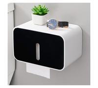 Toilet Paper Holder,Bathroom Tissue,ABS Box,Push-open Lid,Foldable Hanging Rod,Suitable for(Color3)