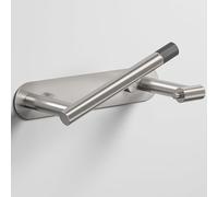 Toilet Paper Holder - Bathroom Toilet Paper Holder Adhesive or Screw Wall Mounted Swivel Snap Lock Design Fits Anywhere Stainless Steel Bathroom Tissue Roll Holder (Brushed Nickel)