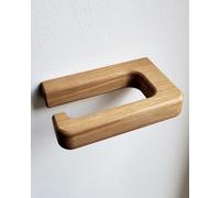 Toilet Paper Holder Made of Solid Oak Wood, Design, Easy and Stable Assembly (no sticking!), Made in Germany, Scandi, Minimalist, Sustainable, Elegant, Bathroom, Bathroom, Guest Toilet, Toilet Paper
