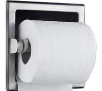 Toilet Paper Holder, Recessed Toilet Paper Holder In Wall Insert,Tissue Mount,Tissue Roll Dispenser Bath Parts For Bathroom Accessories(black)