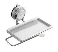 Toilet Paper Holder - Suction Cup Paper Towel Holder, Toilet Paper Roll Holder, No Drill Suction Cup Towel Dispenser Shelf, Rustproof Tissue Holder For Bathroom, Living Room, Kitchen