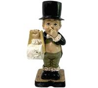 Toilet Paper Holder, Toilet Butler with Roll Paper Holder, Resin Toilet Roll Holder, Funny Roll Paper Holder Stand, Novelty Toilet Paper Stand, Spoof Toilet Paper Holder Statue for Bathroom (Statue)