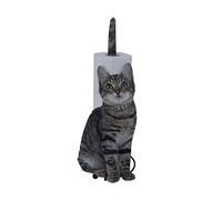Toilet Paper Holder, Toilet Roll Holder, Simulation Cute Cat Paper Holder, Wrought Iron Cat Shape Bathroom Towel Paper Storage Rack, Kitchen Tissue Storage Shelf Tabletop Home Ornaments Decoration