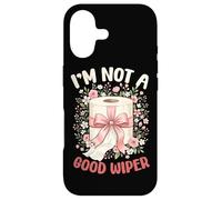 Toilet Paper Joke Humor Im not a Good Wiper Case for iPhone 17