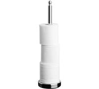 Toilet Paper Roll Chrome Holder Organiser With Storage NEW