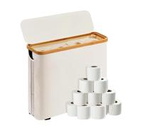 Toilet Paper Storage Holder - Toilet Paper Organizer for Bathroom | Waterproof Basket Drawers Supplies Towel Organization for Home Dorm Kitchen Room Shelf Sink Corner Table Laundry Restroom