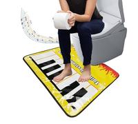 Toilet Piano Mat,piano Floor Mat Toilet,Musical Bath Mat,Funny Toe Music Keyboard Toilet Floor Mat,Creative Toilet Piano Carpet Mat,Novelty Potty Carpet With Piano Sound, Toilet Piano Mat Funny Music