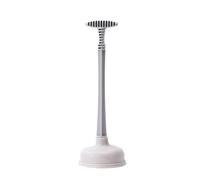 Toilet Plunger With Holder Plunger With Holder Plungers For Bathroom With Holder Toilet Plunger Duty (1pc) Shower Brush Cleaning Scrub (Grey, One Size)