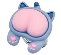 Toilet Press Helper - Space-Saving Push Button, Animal Butt Nail Protector Assist Tool, Decorative Flush Cover Replacement, Durable Synthetic Accessory Case | for Bathroom Home Decor Apartment