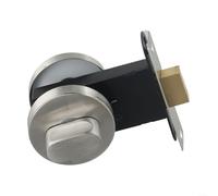 Toilet Privacy Door Lock Made of for Stainless Steel with Clear Status Indicator