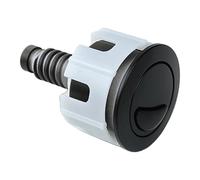 Toilet Push Button - Double Toilet Flushing, Round Push Button, Rustproof Replacement, Wire Control Accessory | for Bathroom Restroom Home Washroom Hotel Public Facility Renovation Upgrade